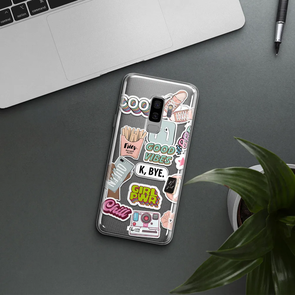 Girl Power Samsung S9 Plus Clear TPU Case