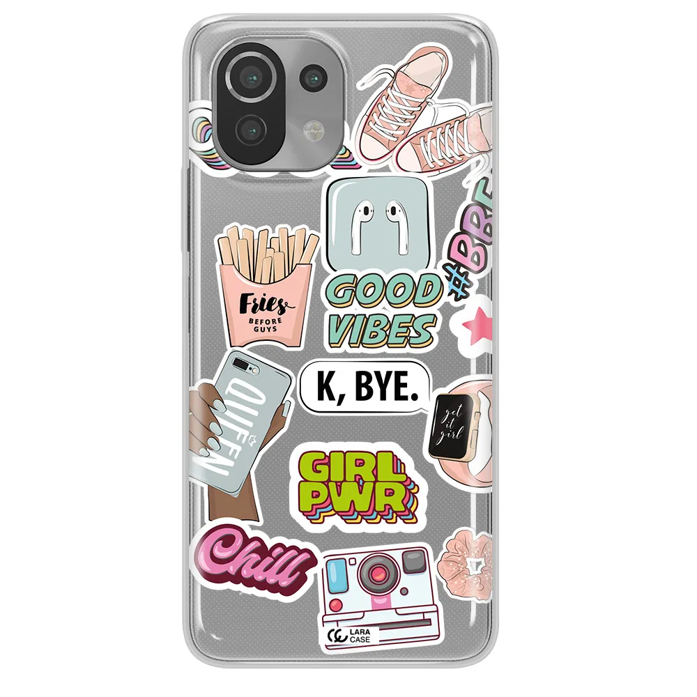 Girl Power Xiaomi Mi 11 Lite Clear TPU Case