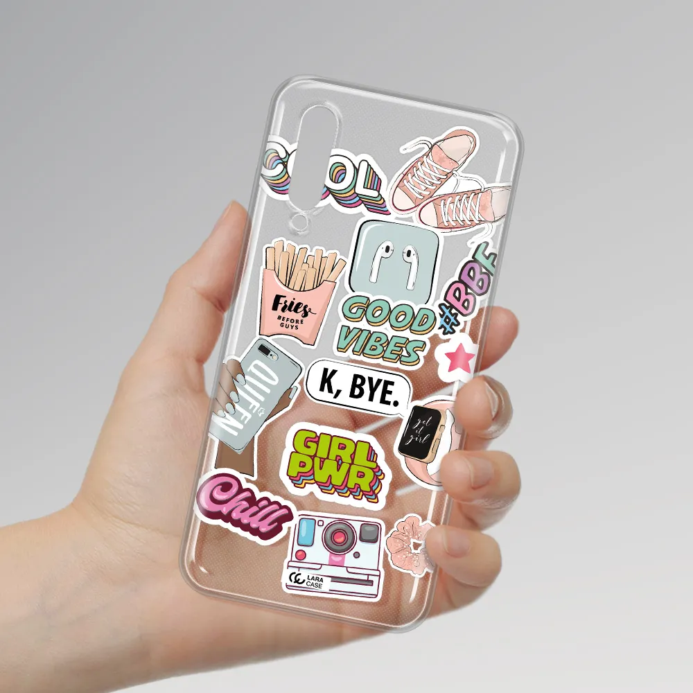 Girl Power Xiaomi Mi 9 Lite Clear Tpu Case