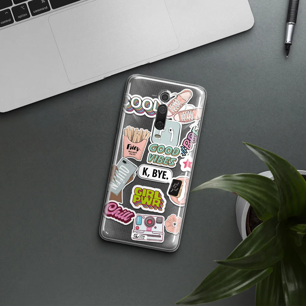 Girl Power Xiaomi Mi 9T Clear TPU Case