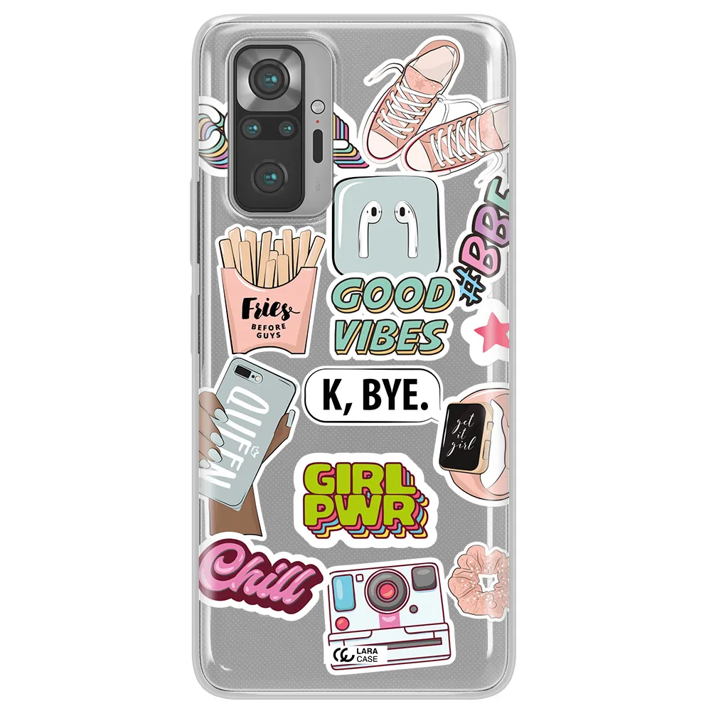 Girl Power Xiaomi Note 10 Pro Clear TPU Case