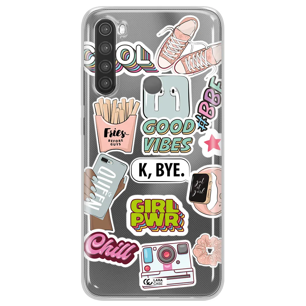 Girl Power Xiaomi Note 8 Clear TPU Case