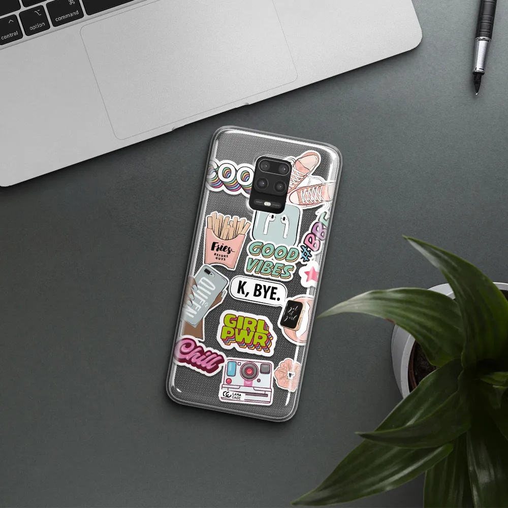 Girl Power Xiaomi Note 9S Clear TPU Case