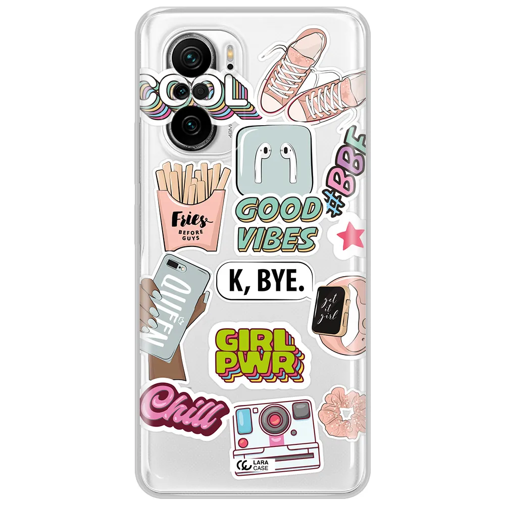 Girl Power Xiaomi Poco F3 Clear Tpu Case