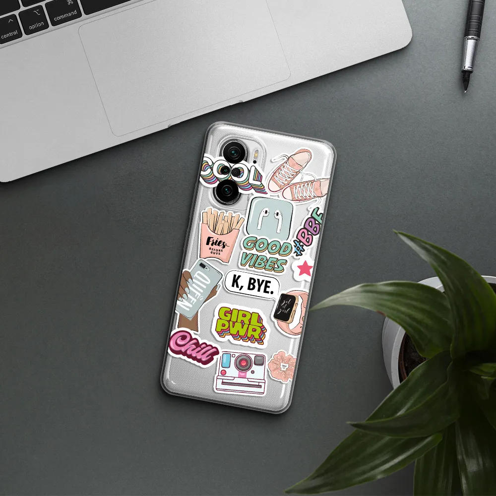 Girl Power Xiaomi Poco F3 Clear Tpu Case