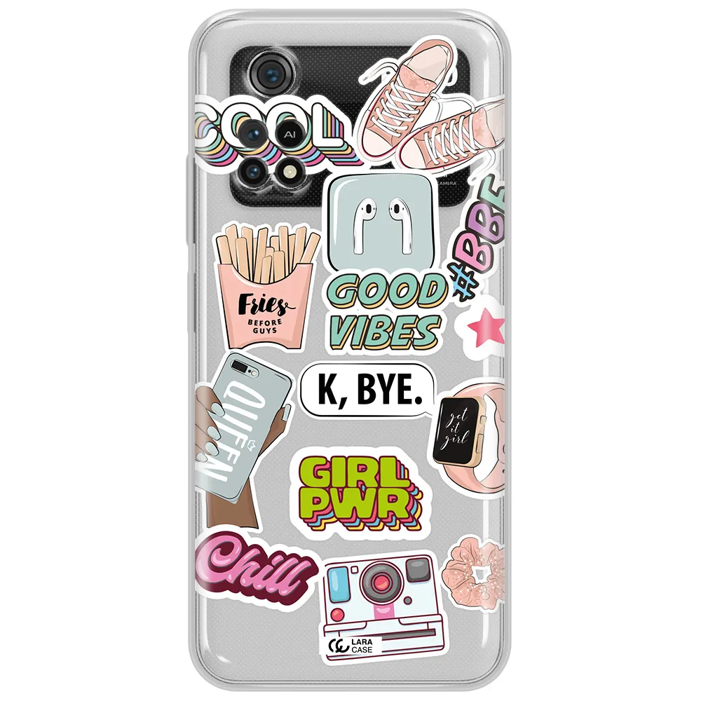 Girl Power Xiaomi Poco M4 Pro 4G Clear Tpu Case