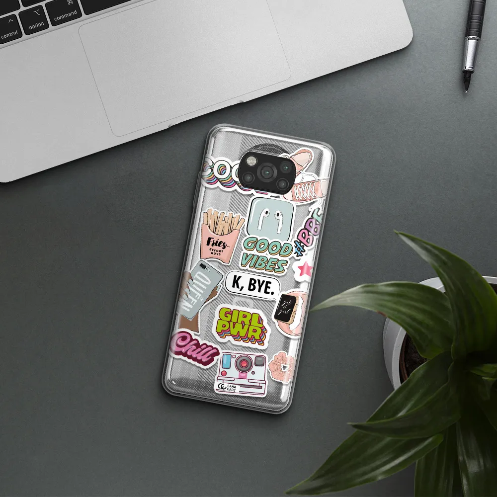 Girl Power Xiaomi Poco X3 Clear TPU Case