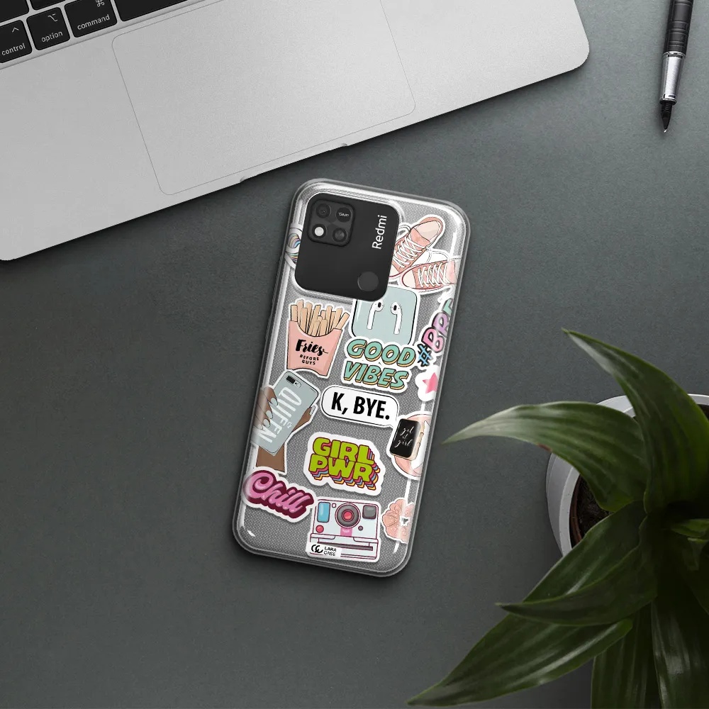 Girl Power Xiaomi Redmi 10A Clear TPU Case