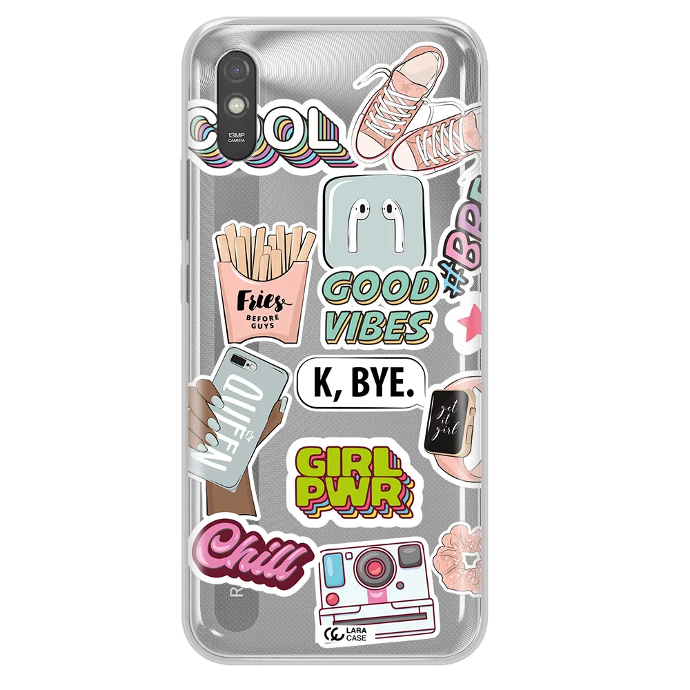 Girl Power Xiaomi Redmi 9A Clear TPU Case