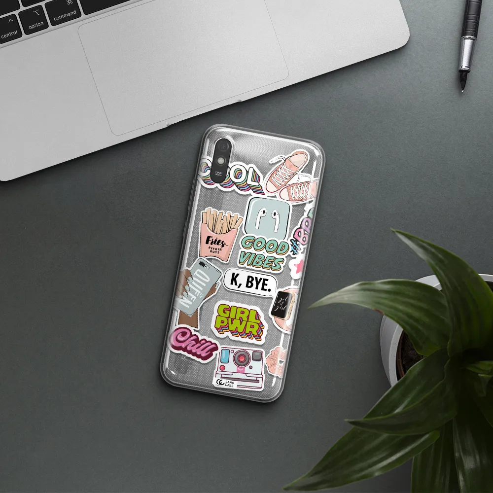 Girl Power Xiaomi Redmi 9A Clear TPU Case