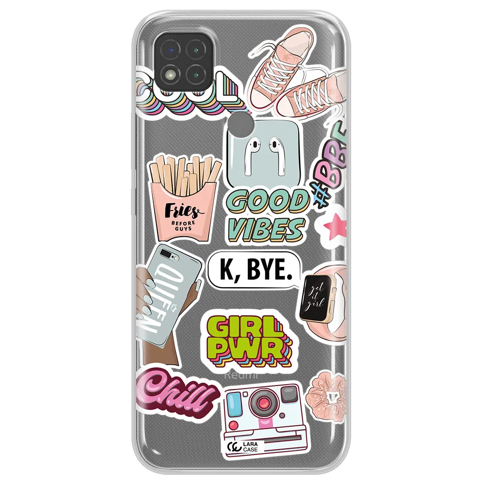 Girl Power Xiaomi Redmi 9C Clear TPU Case