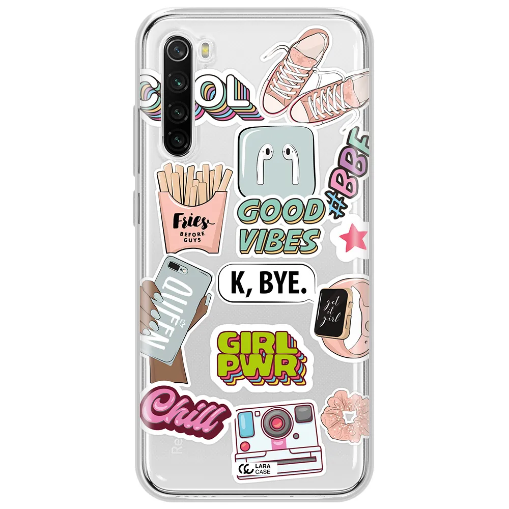 Girl Power Xiaomi Redmi Note 8T Clear Tpu Case