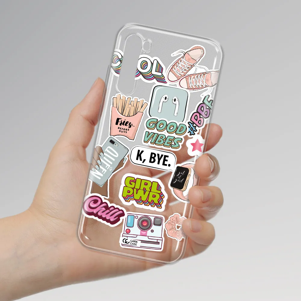 Girl Power Xiaomi Redmi Note 8T Clear Tpu Case