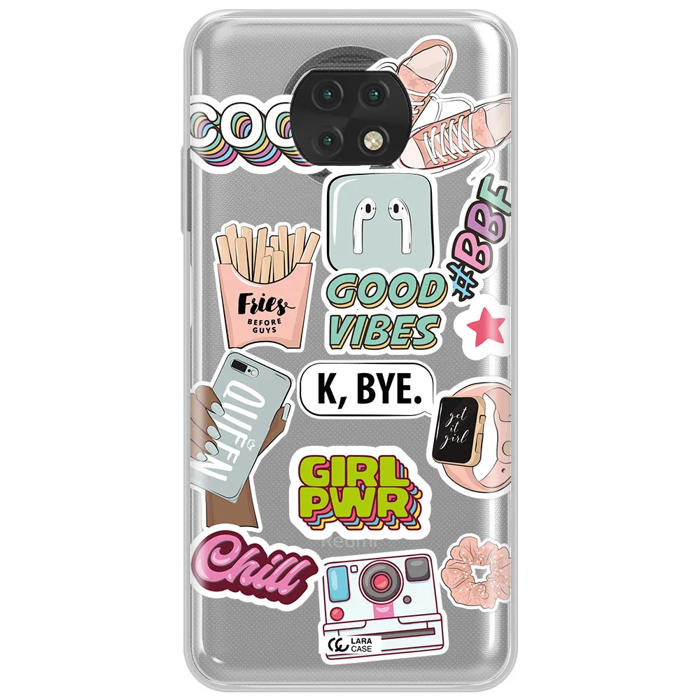 Girl Power Xiaomi Redmi Note 9T Clear Tpu Case