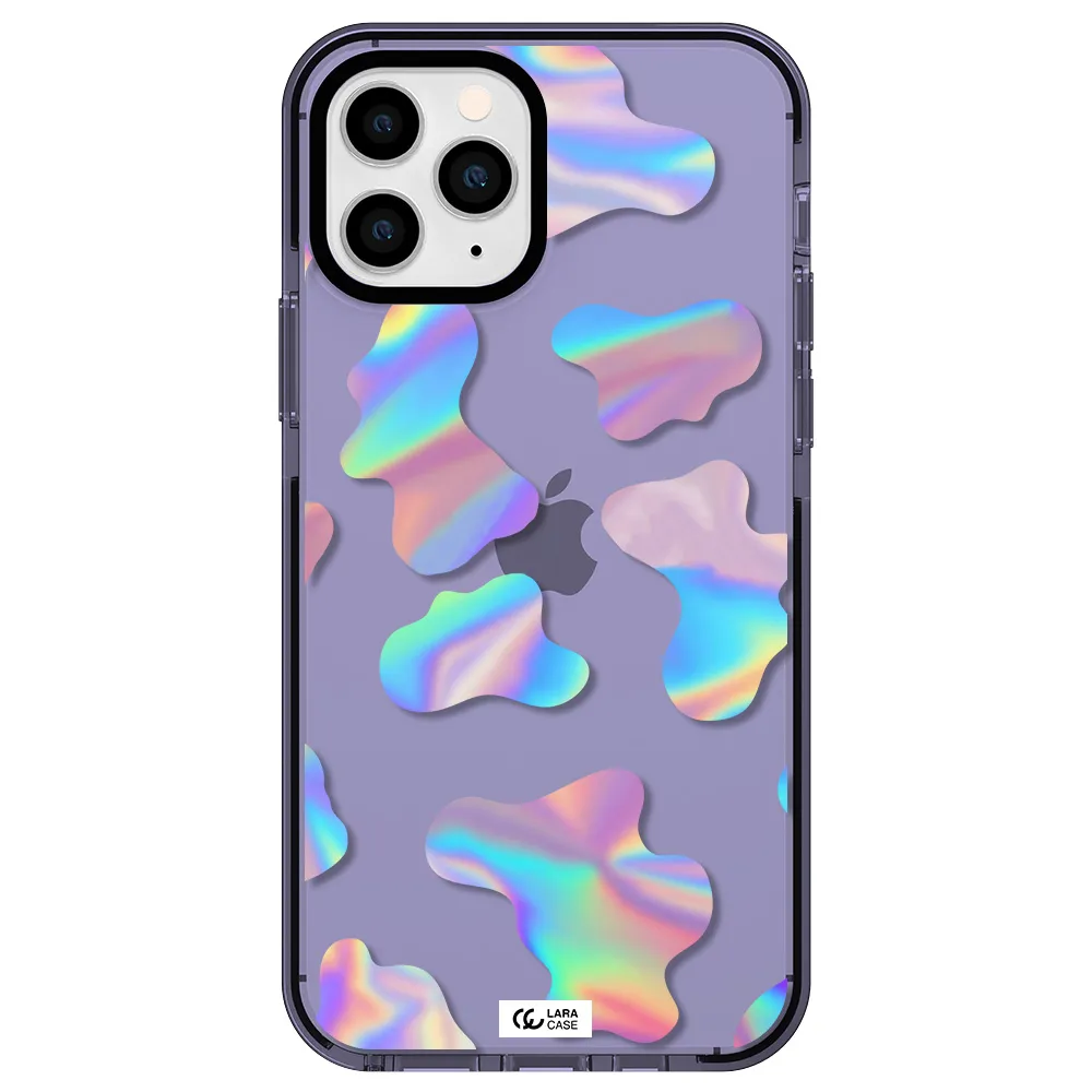 Colorful Spots Apple iPhone 11 pro max impact Lilac Case