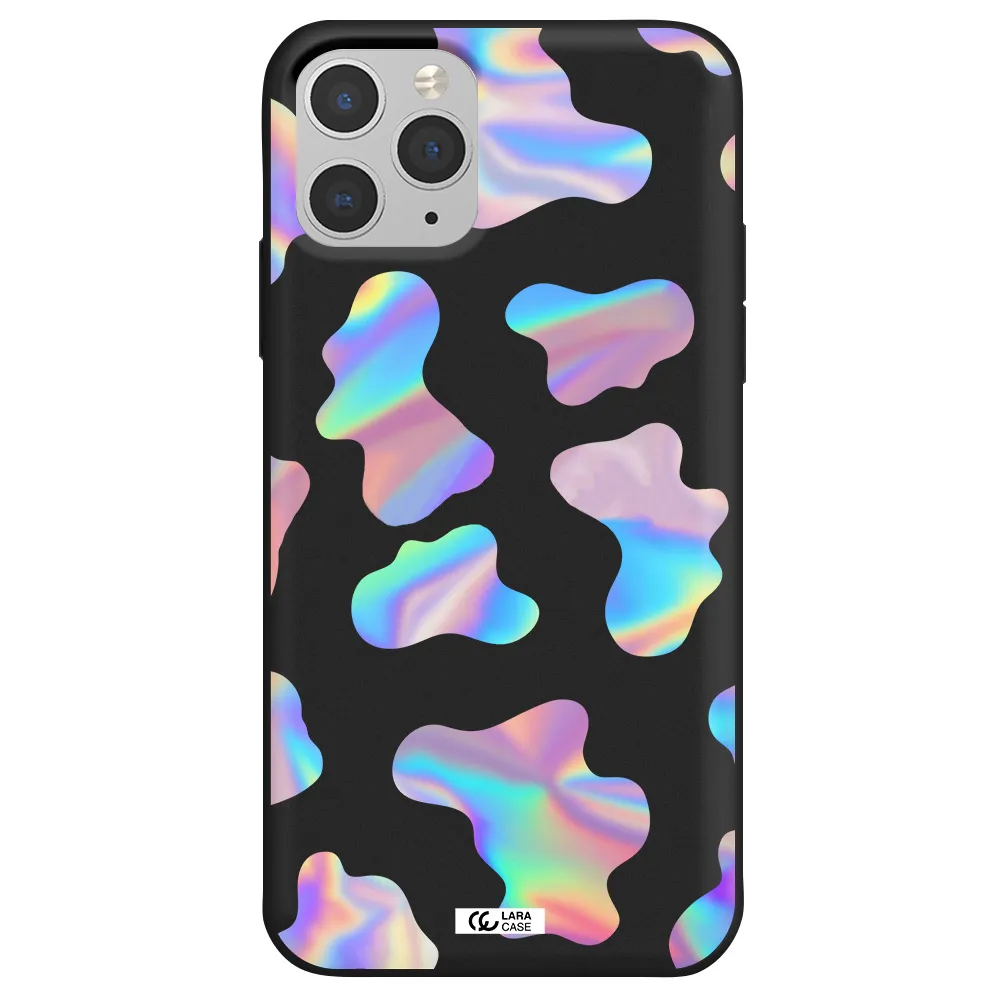 Colorful Spots Apple iPhone 11 pro max Silicone black Case