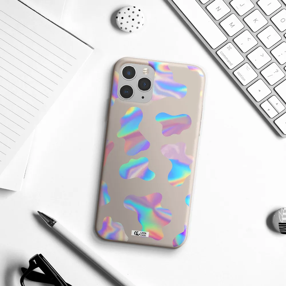 Colorful Spots Apple iPhone 11 pro Silicone Stone Case