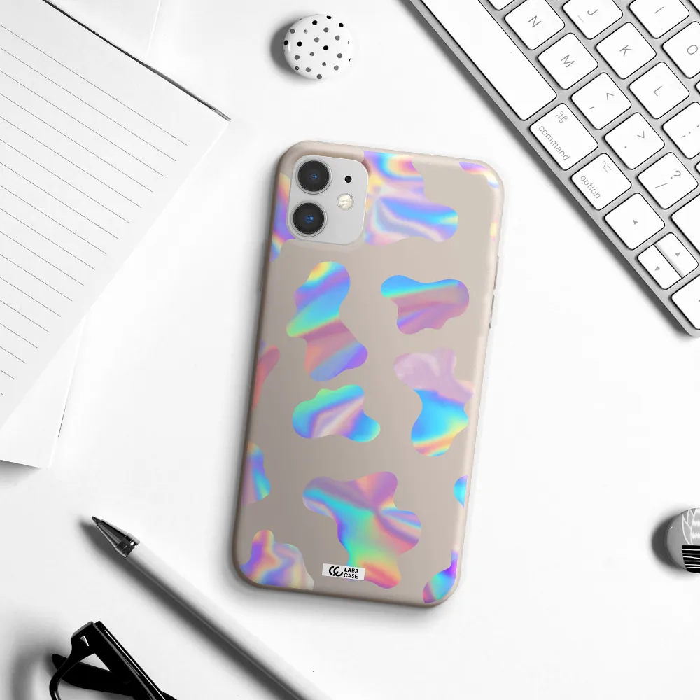Colorful Spots Apple iPhone 11 Silicone Stone Case