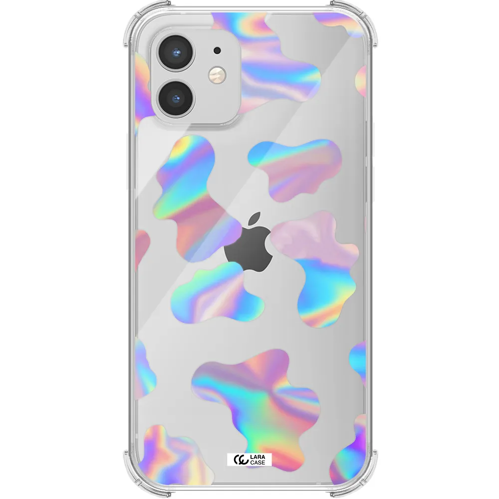 Colorful Spots Apple iPhone 12 Clear PC Case