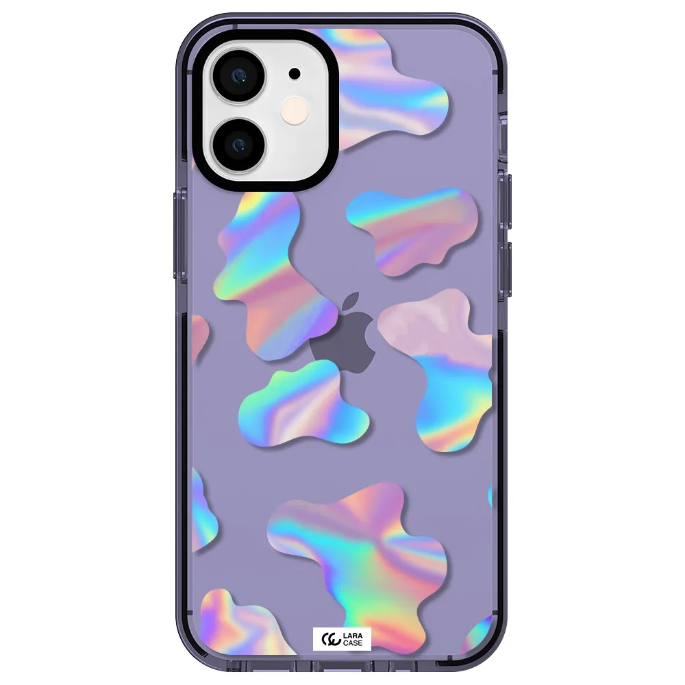 Colorful Spots Apple iPhone 12 mini impact Lilac Case