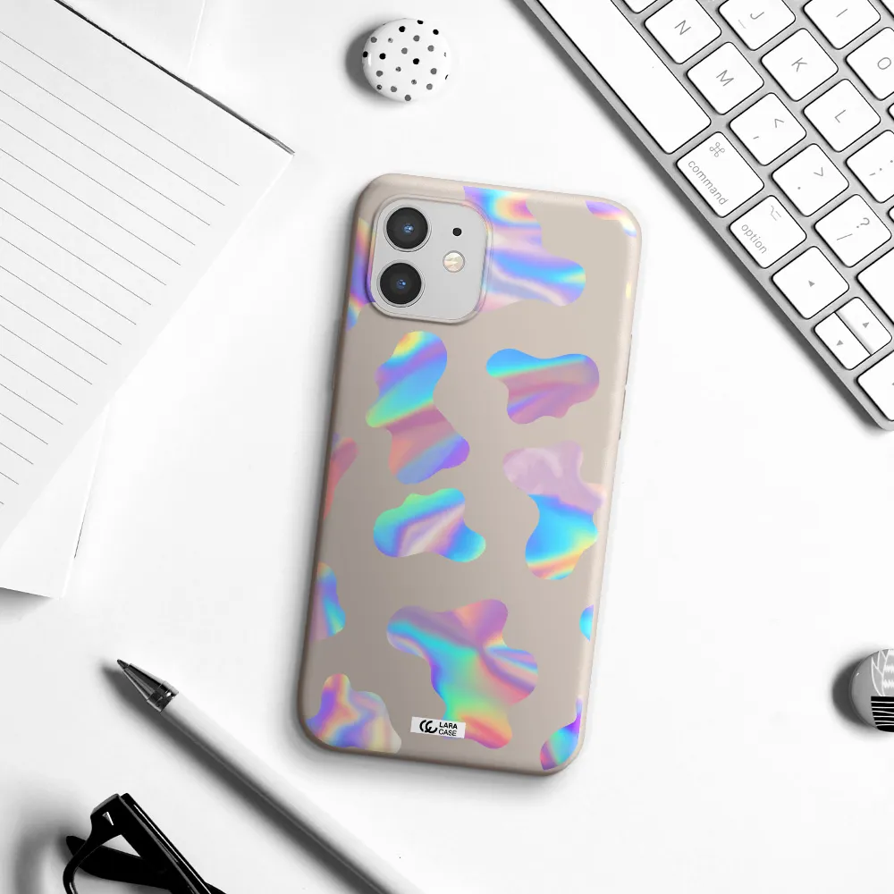 Colorful Spots Apple iPhone 12 mini Silicone Stone Case