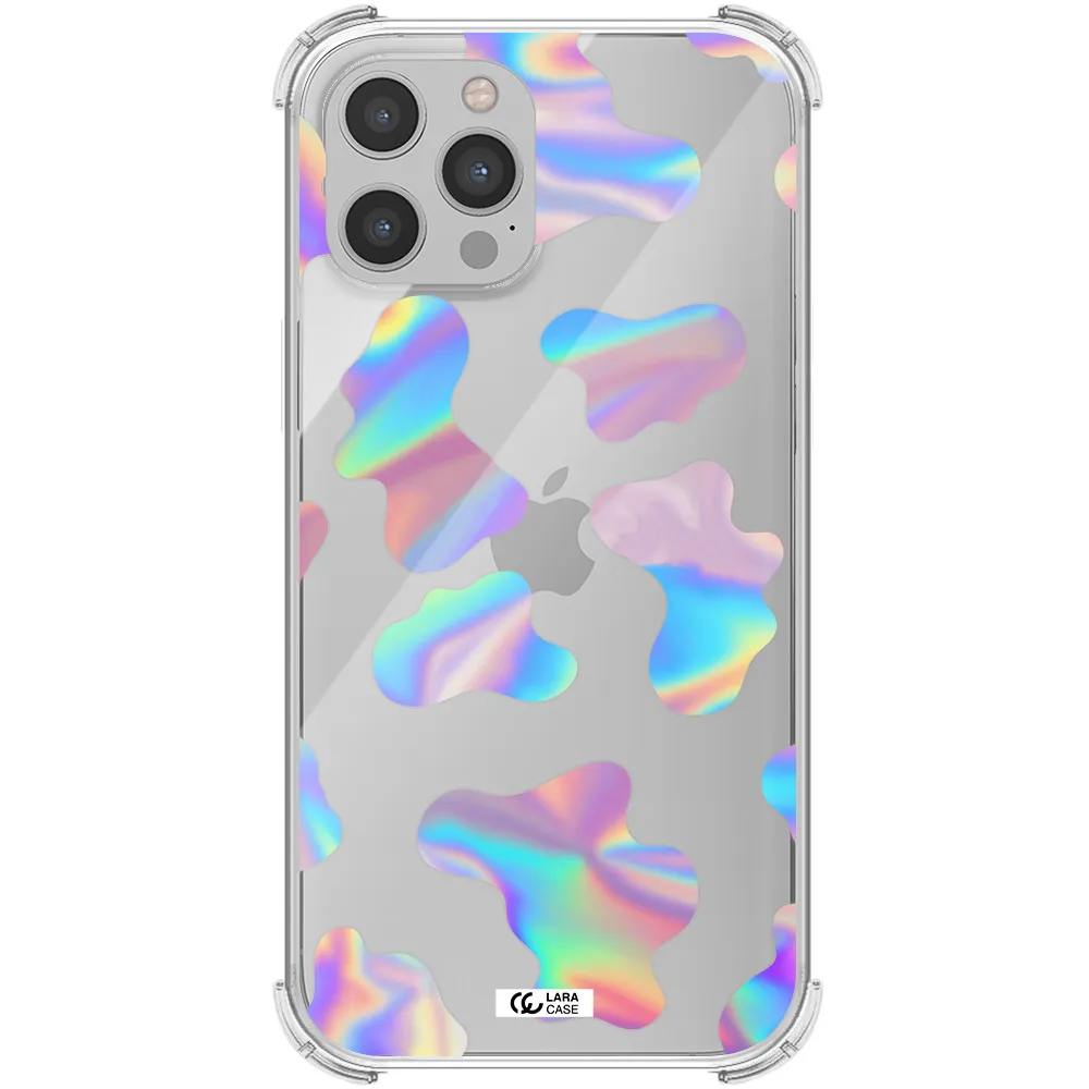 Colorful Spots Apple iPhone 12 pro Clear PC Case