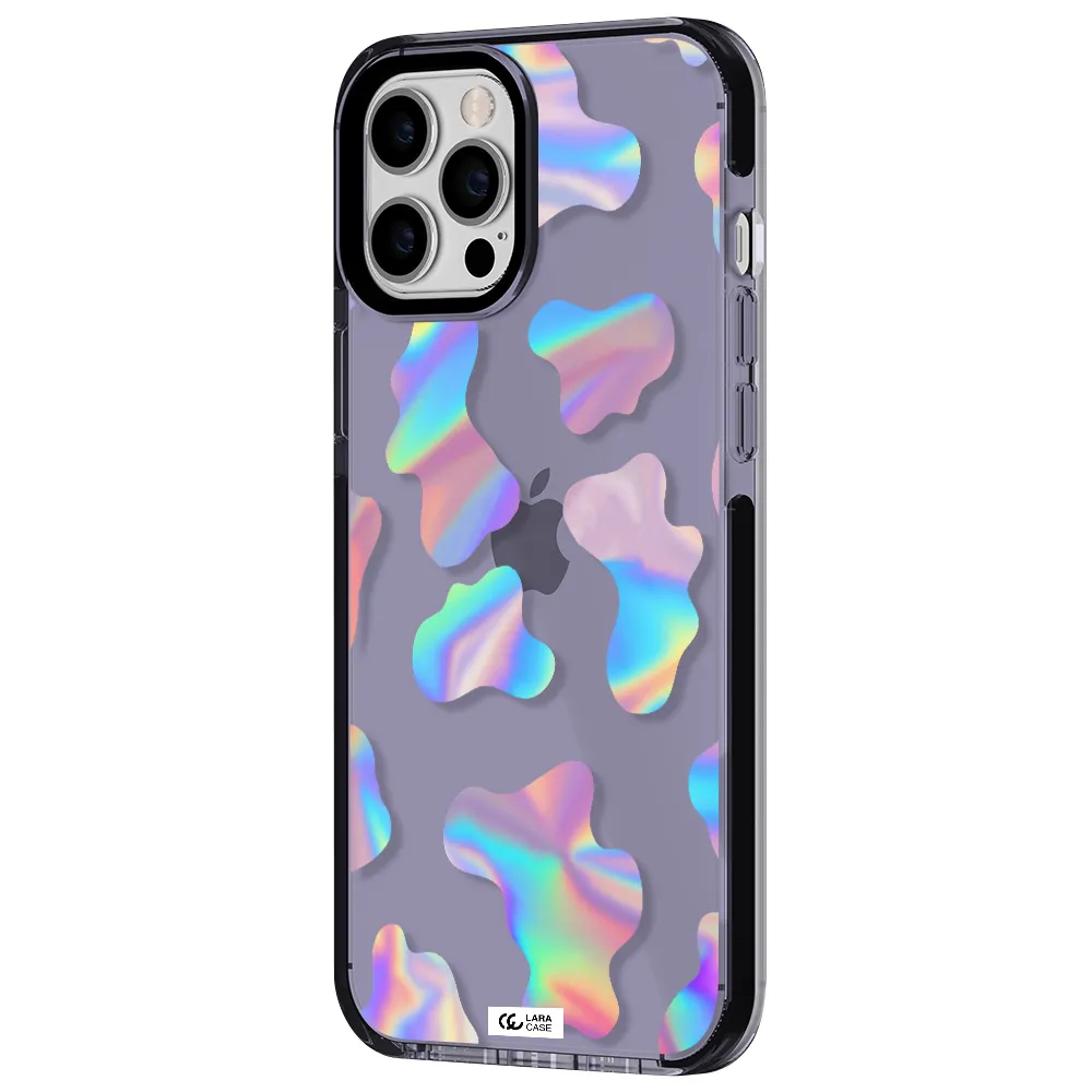 Colorful Spots Apple iPhone 12 pro max impact Lilac Case