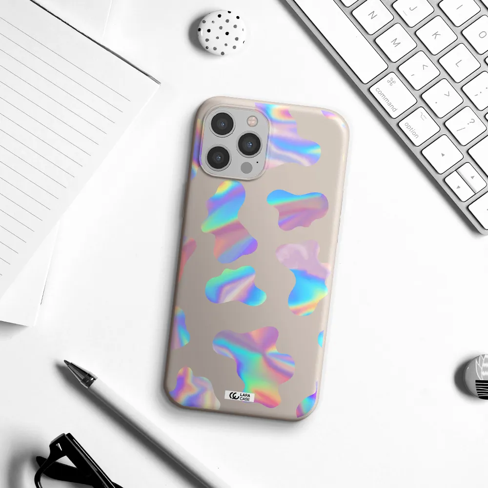 Colorful Spots Apple iPhone 12 pro max Silicone Stone Case