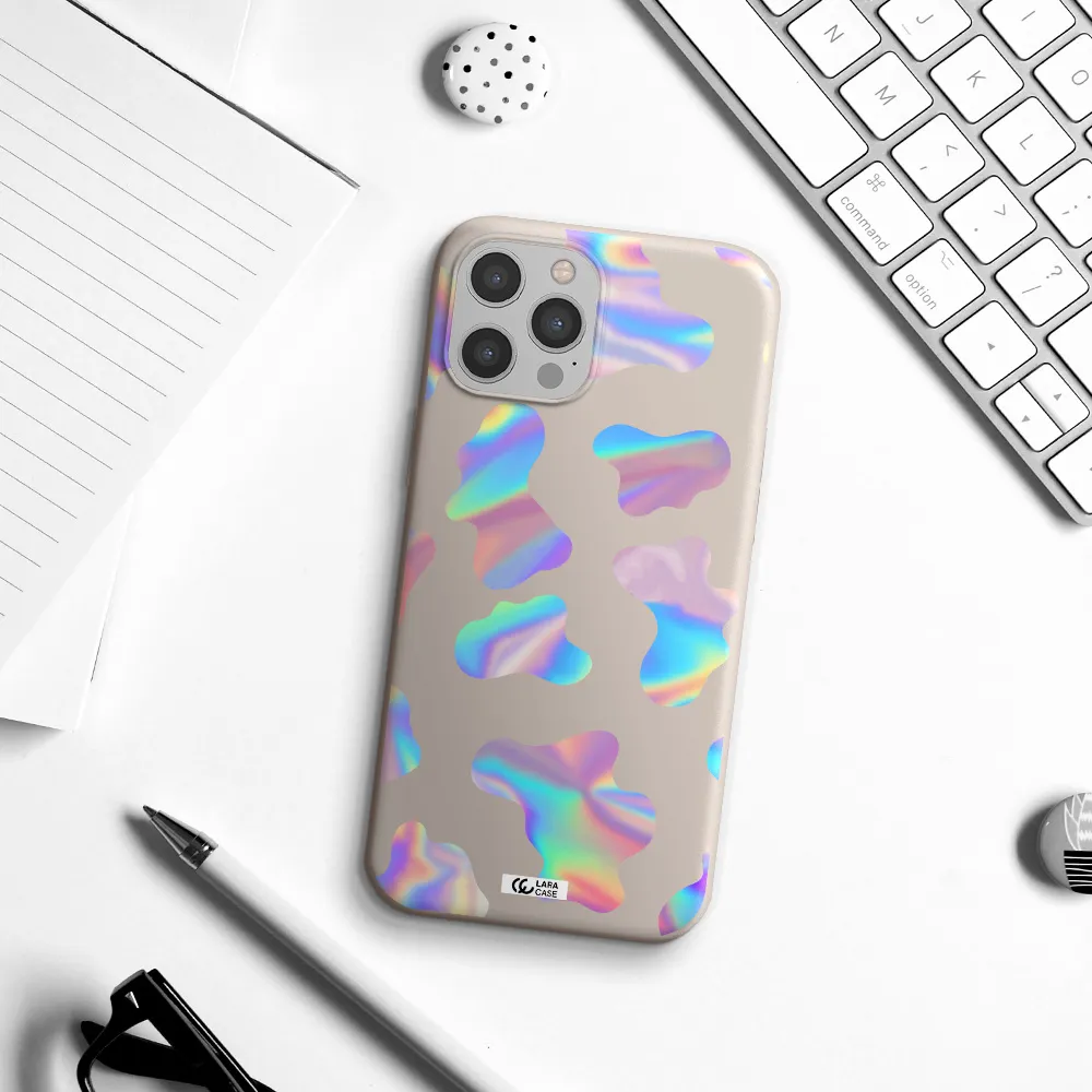 Colorful Spots Apple iPhone 12 pro Silicone Stone Case