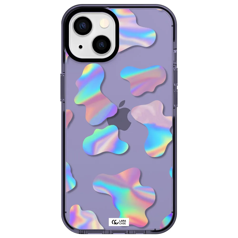 Colorful Spots Apple iPhone 13 impact Lilac Case