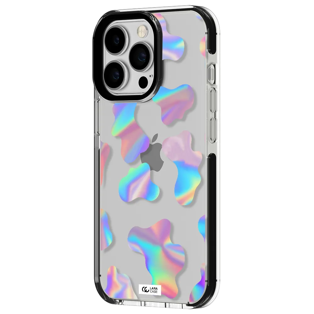 Colorful Spots Apple iPhone 13 Pro impact black border Case