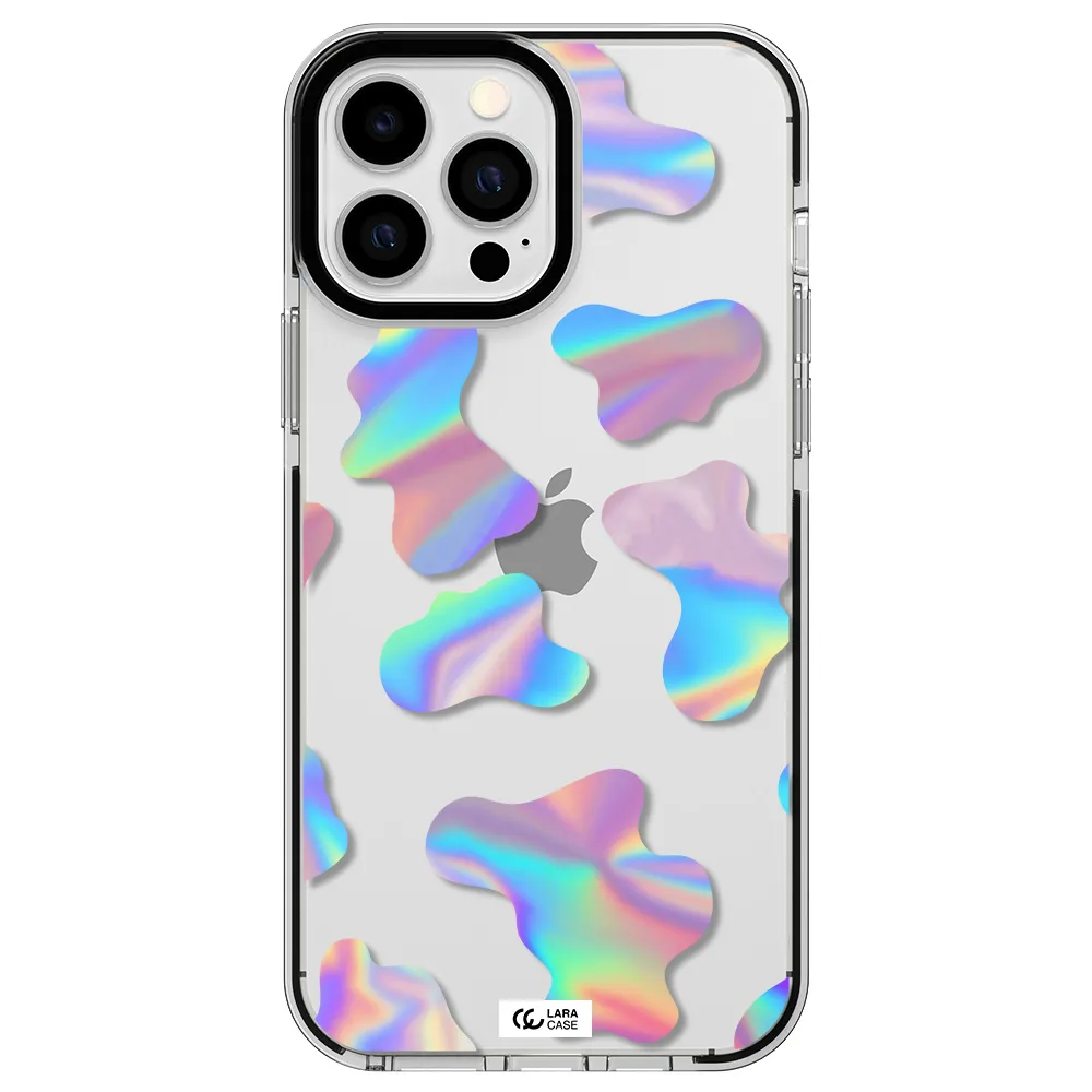 Colorful Spots Apple iPhone 13 Pro Max impact black border Case