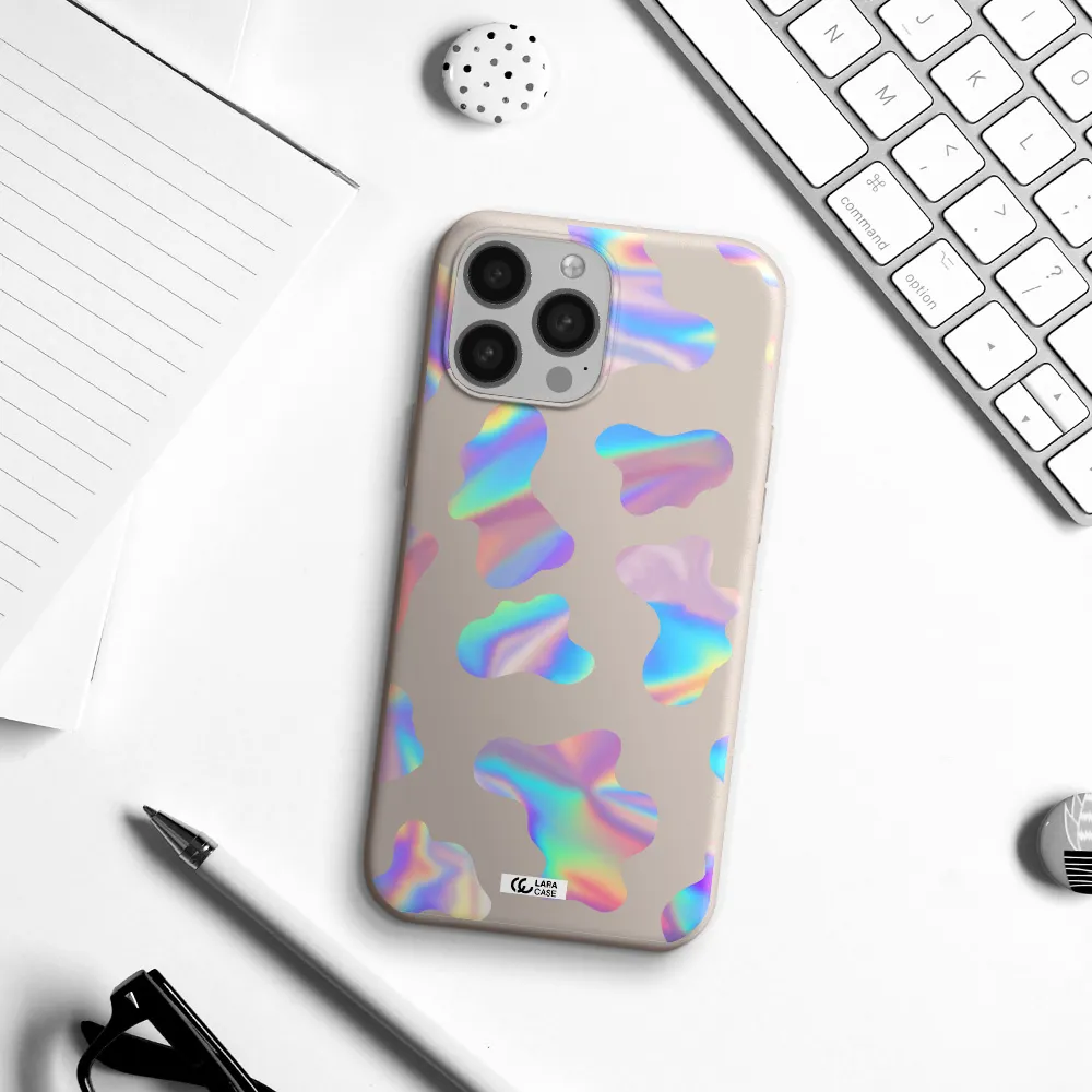 Colorful Spots Apple iPhone 13 Pro Max Silicone Stone Case