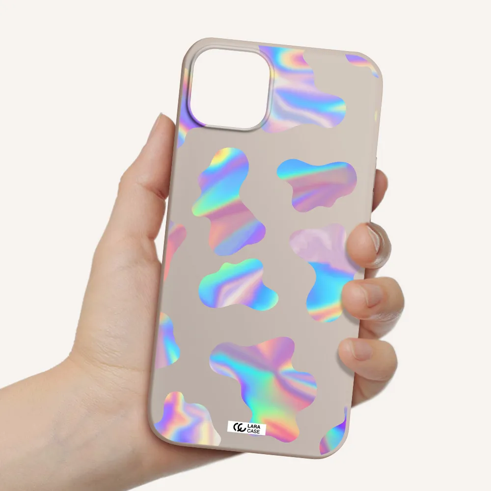 Colorful Spots Apple iPhone 14 plus Silicone Stone Case