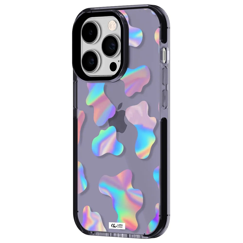 Colorful Spots Apple iPhone 14 pro impact Lilac Case
