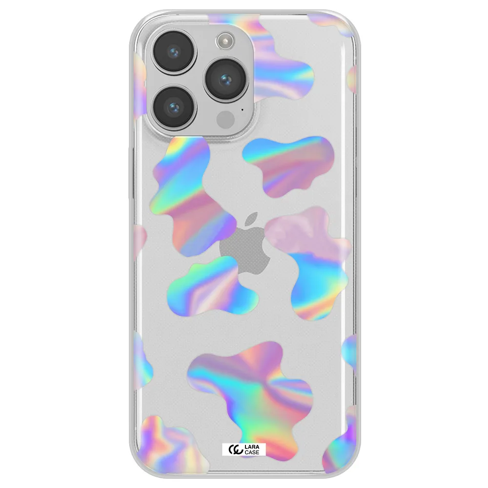 Colorful Spots Apple iPhone 14 pro max Clear TPU Case