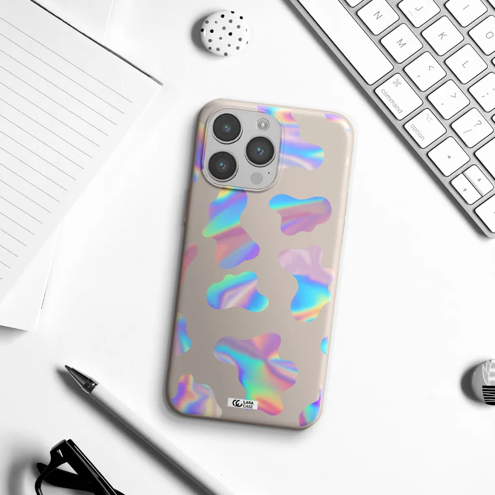 Colorful Spots Apple iPhone 14 pro max Silicone Stone Case