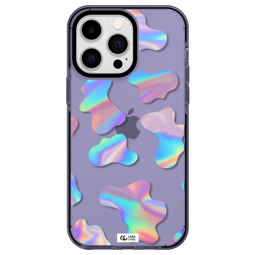 Colorful Spots Apple iPhone 15 Pro impact Lilac Case