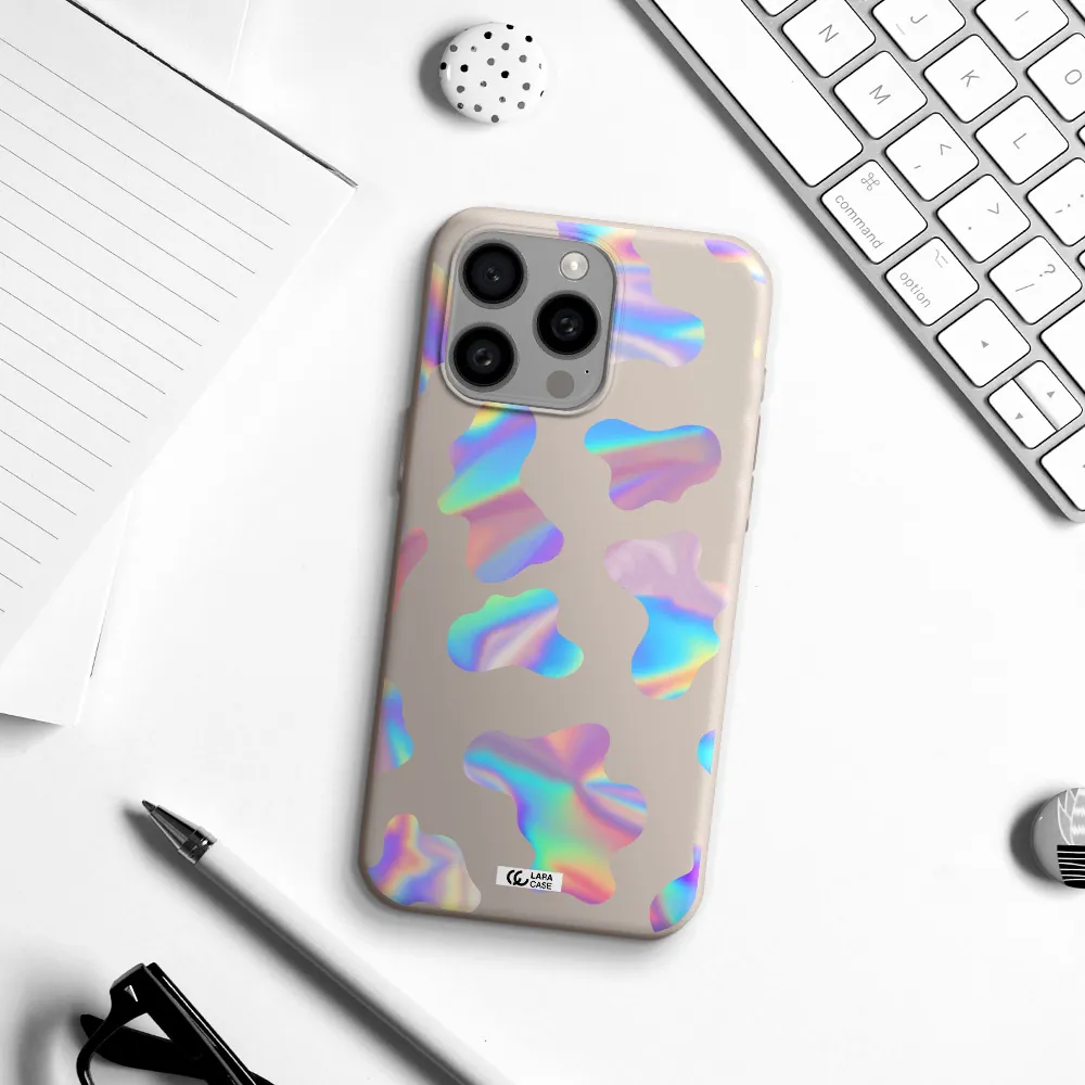 Colorful Spots Apple Iphone 15 Pro max Silicone Stone Case