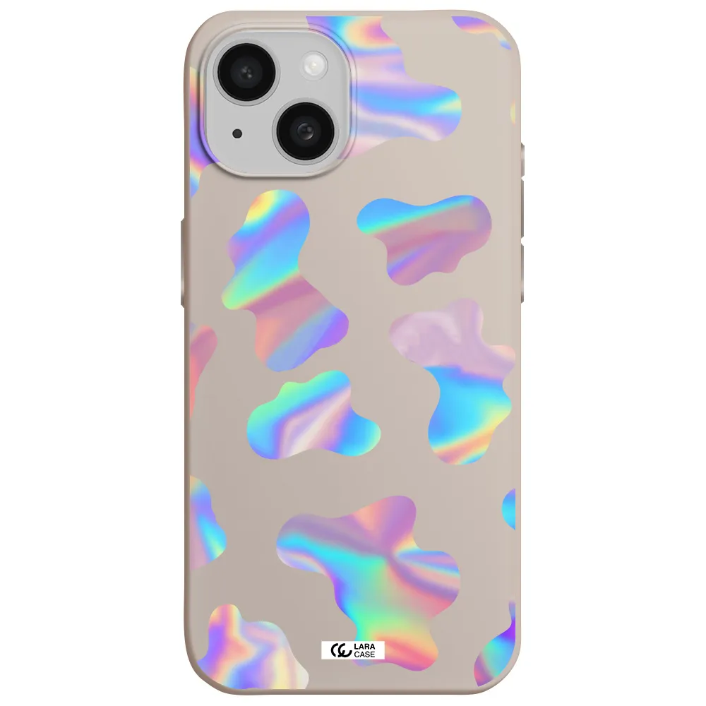 Colorful Spots Apple iPhone 15 Silicone Stone Case