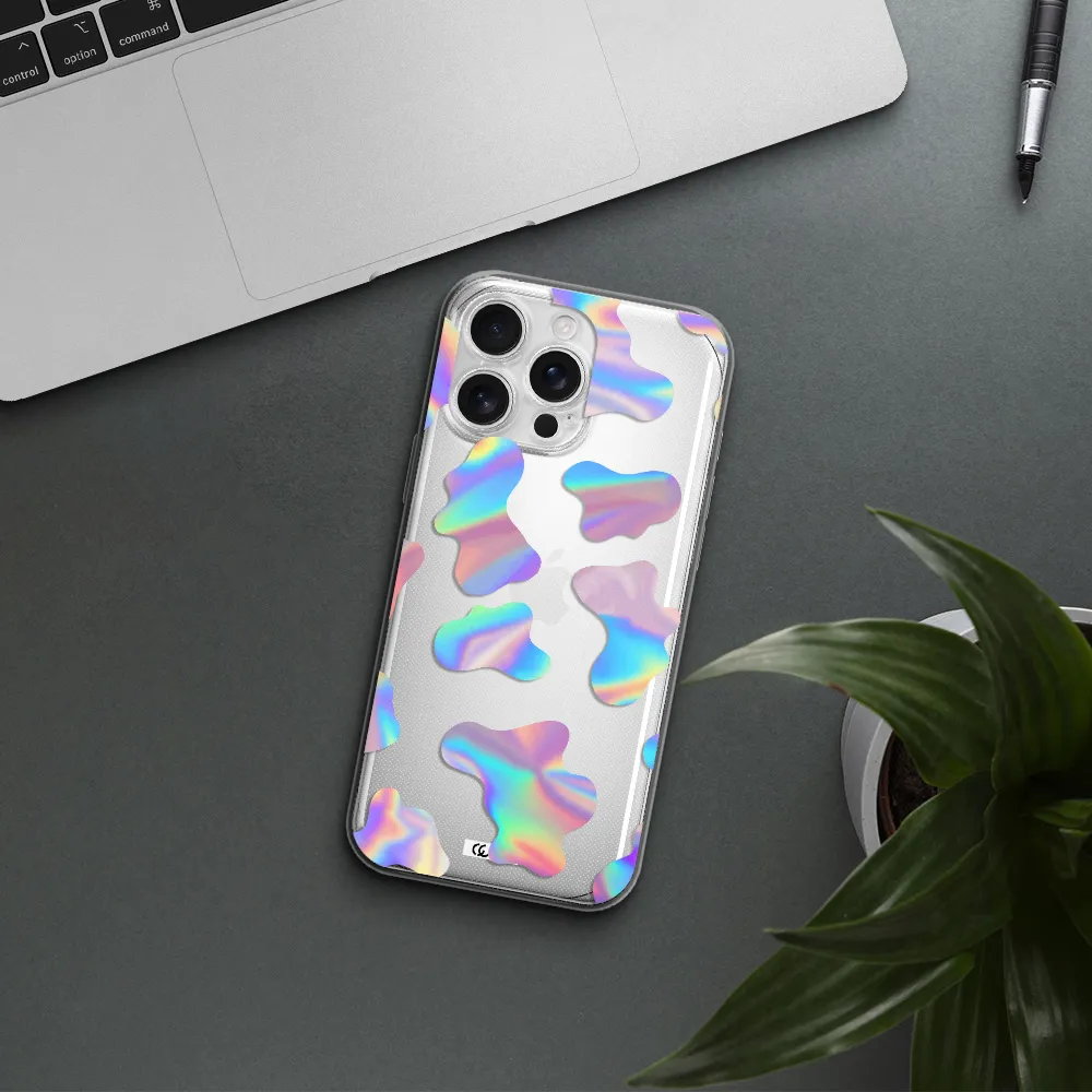 Colorful Spots Apple Iphone 16 Pro Max Clear Tpu Case