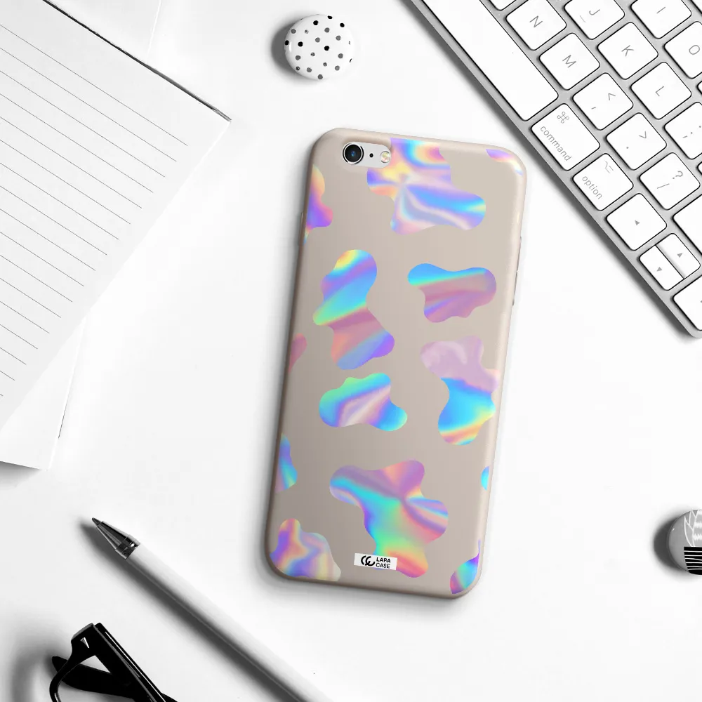 Colorful Spots Apple iPhone 6 plus Silicone Stone Case