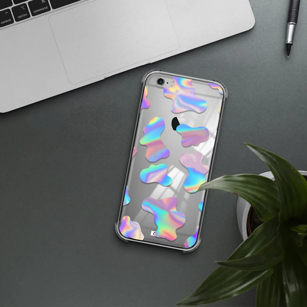 Colorful Spots Apple iPhone 6 s plus Clear PC Case