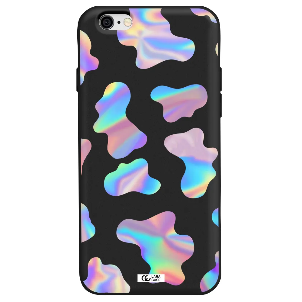 Colorful Spots Apple iPhone 6 Silicone black Case
