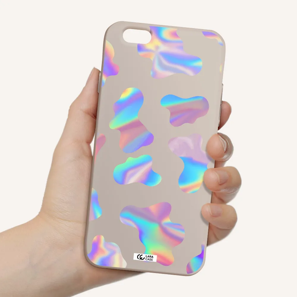 Colorful Spots Apple iPhone 6 Silicone Stone Case