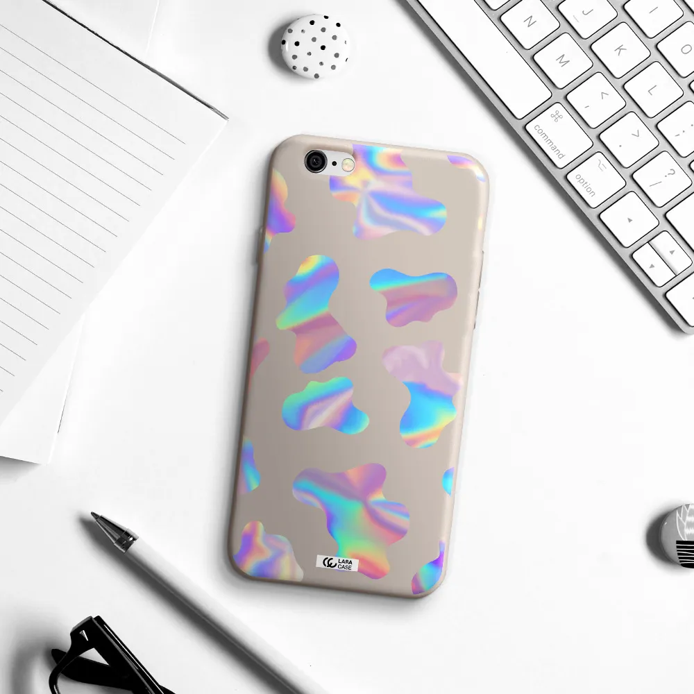 Colorful Spots Apple iPhone 6 Silicone Stone Case