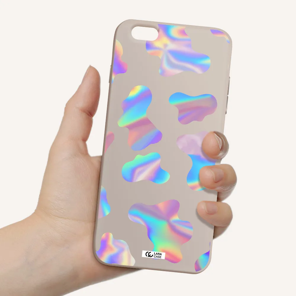 Colorful Spots Apple iPhone 6S Silicone Stone Case