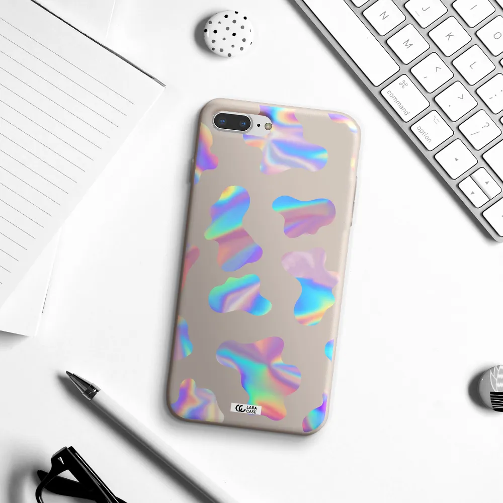 Colorful Spots Apple iPhone 7 plus Silicone Stone Case