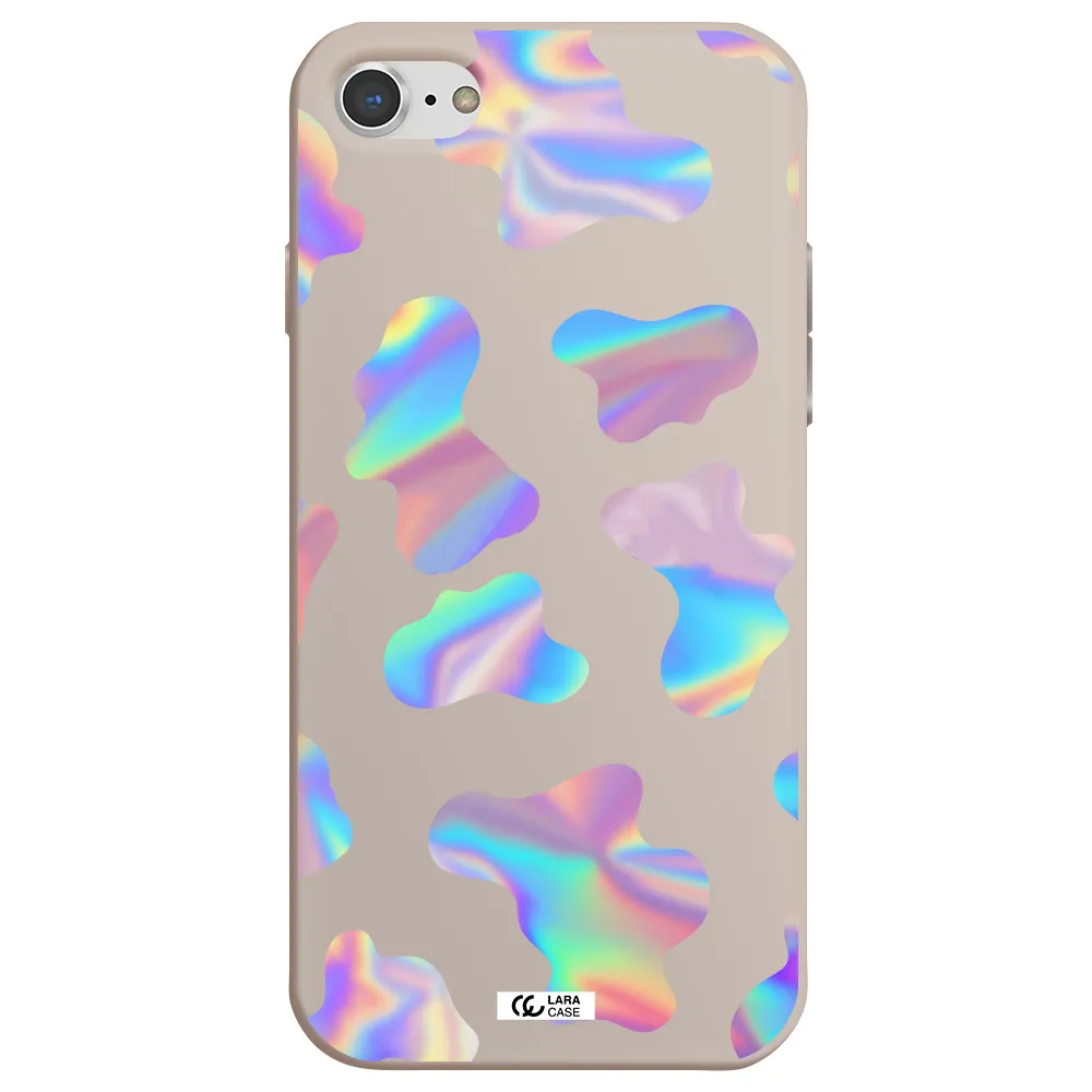 Colorful Spots Apple iPhone 7 Silicone Stone Case