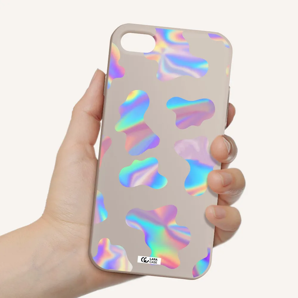 Colorful Spots Apple iPhone 7 Silicone Stone Case